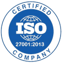ISO 27001-certified logo showing Plexler, an AI-powered learning management system (LMS), as a secure and certified LMS in Nepal for schools, colleges, corporates, and consultancies